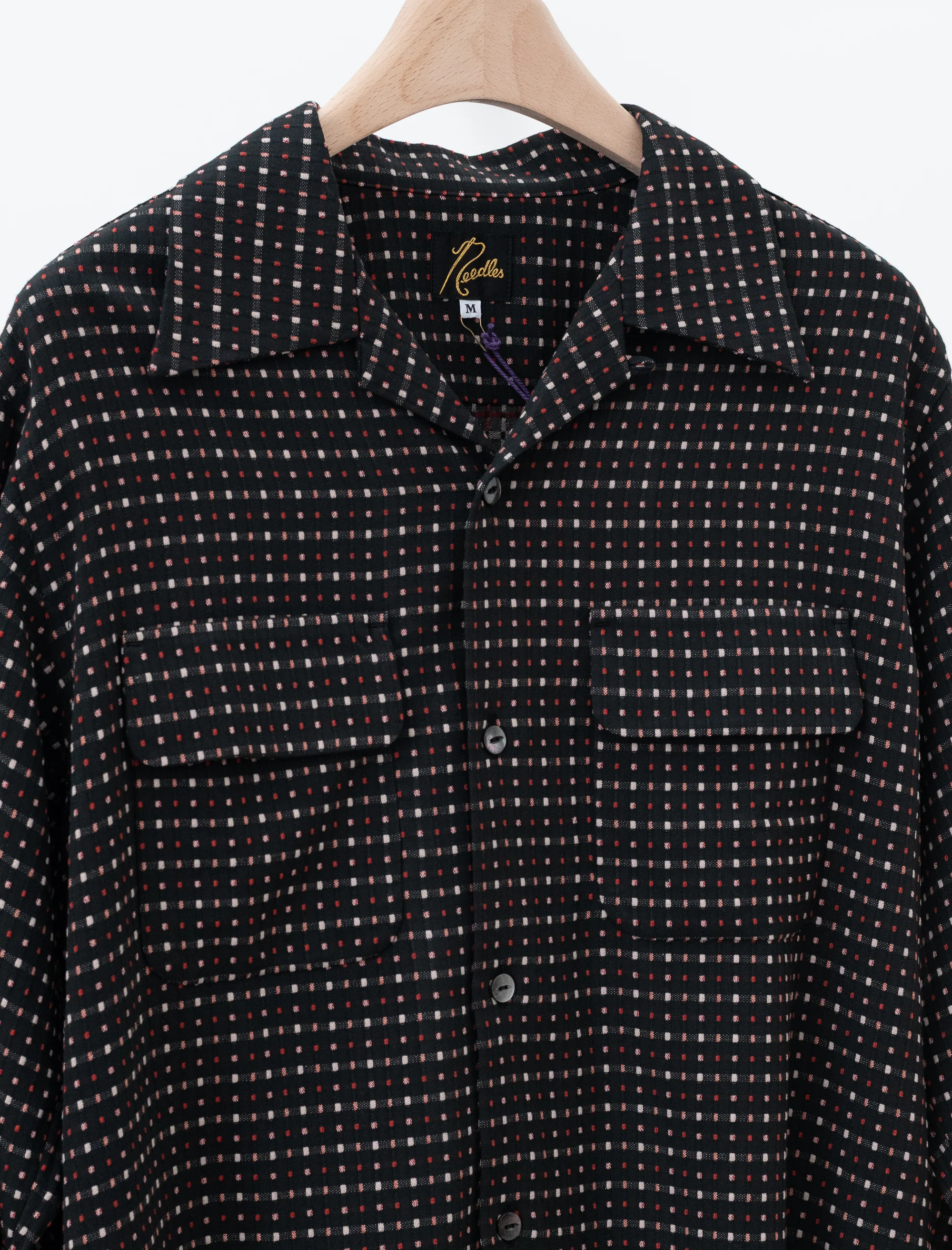 Classic Shirt Dobby Square (Black) - Image 3