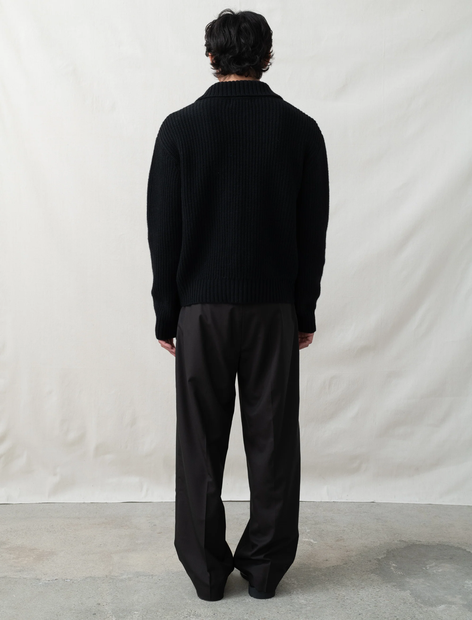 Classic Trousers (Coffee Twill Wool) - Image 4