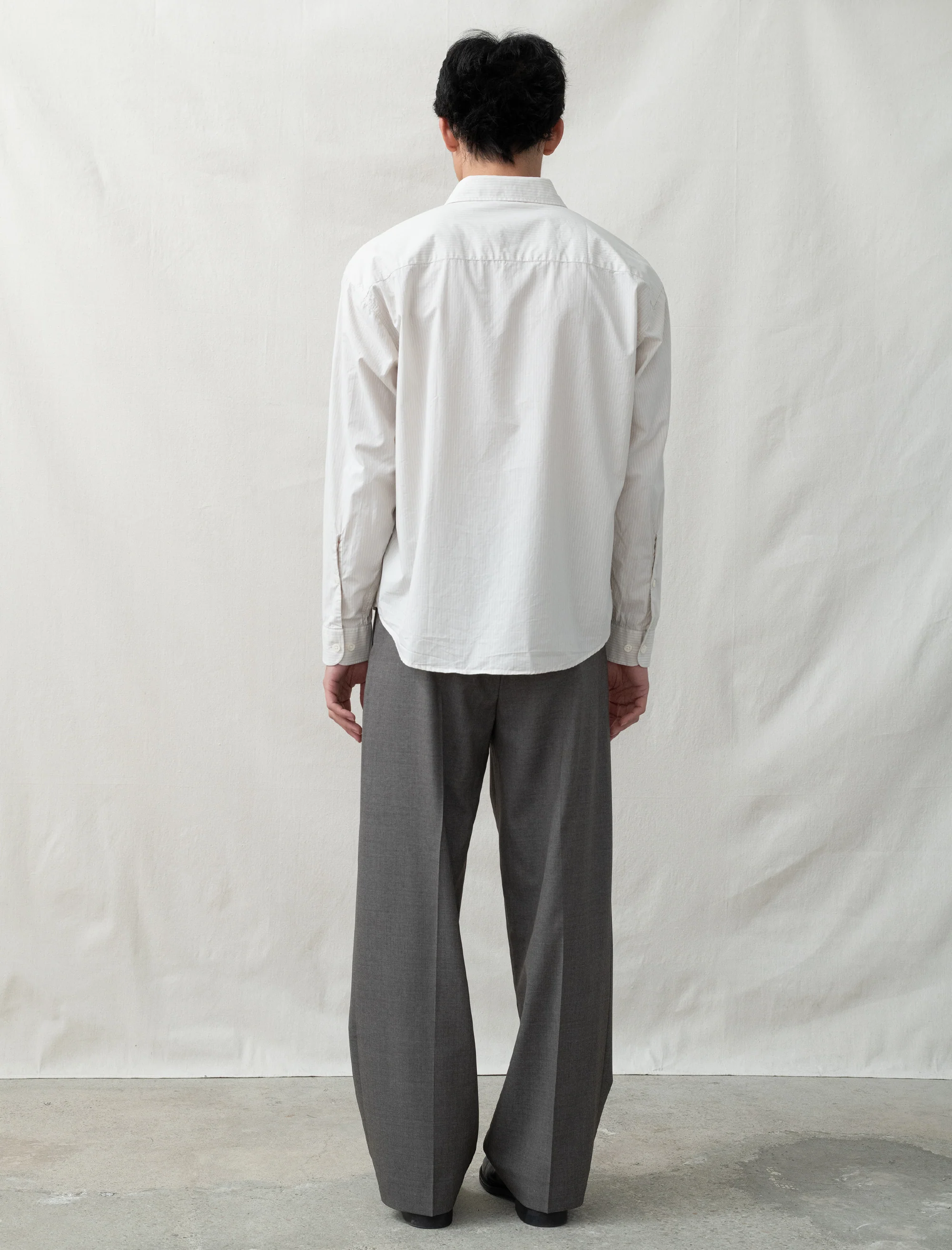 Classic Trousers (Light Taupe Wool) - Image 3