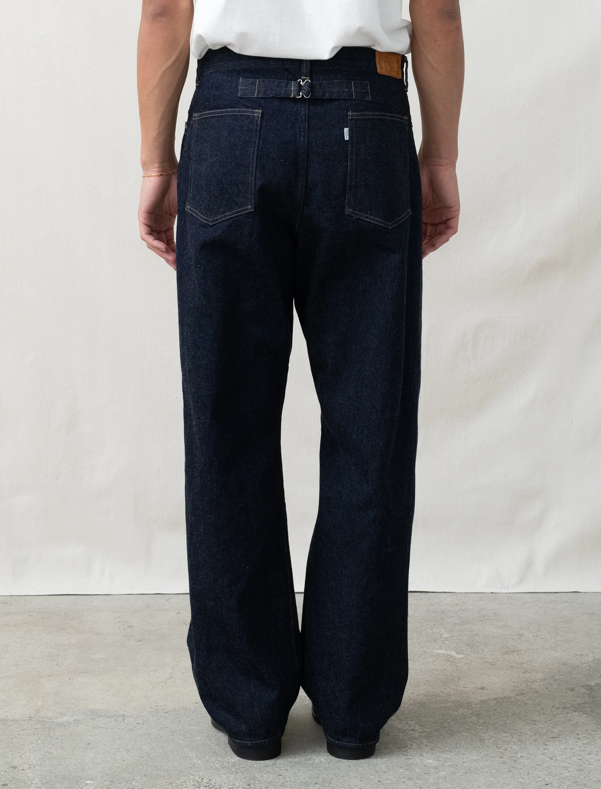 Classic Wide Jeans (Indigo) - Image 3
