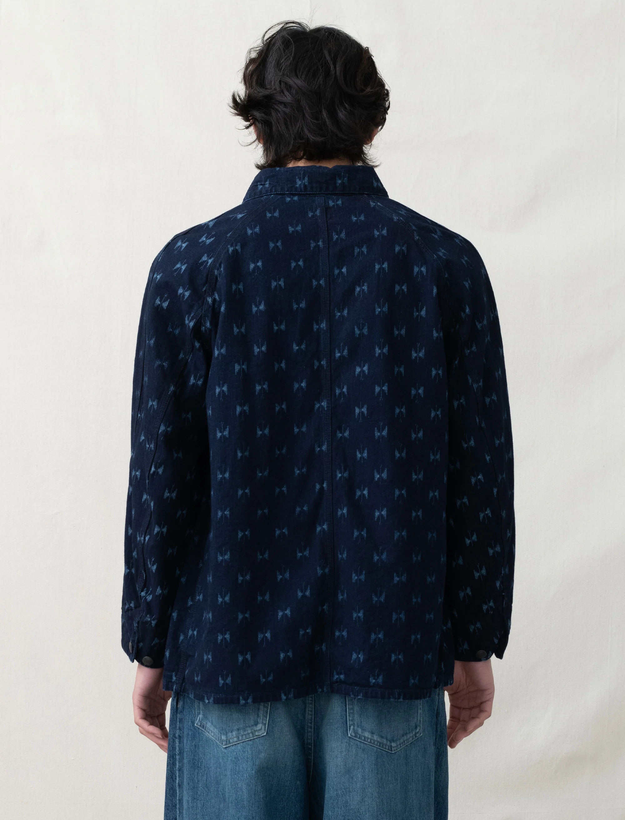 Coverall Indigo Kasuri (Papillon) - Image 4