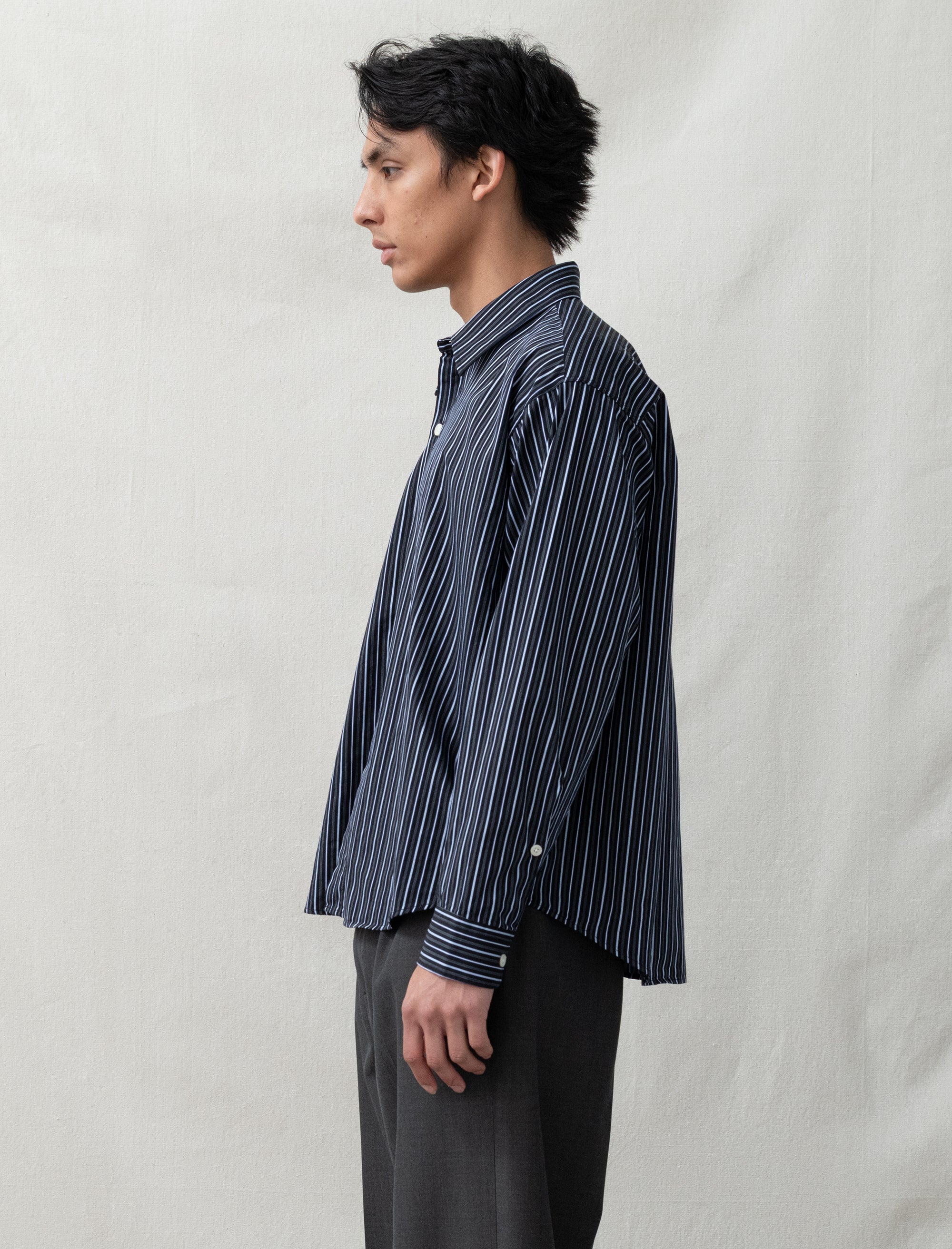 Exact Shirt (Black Office Stripe) - Image 3