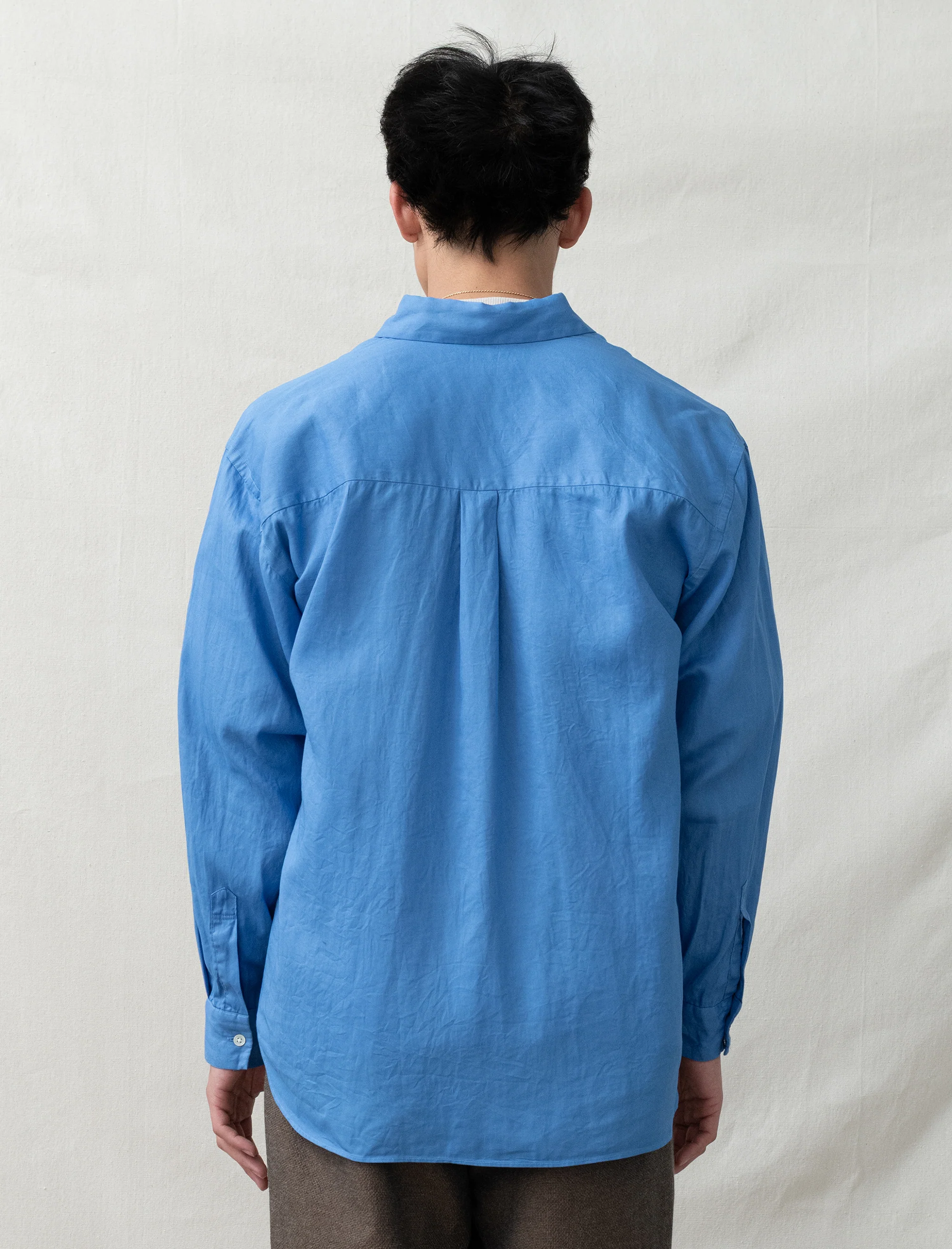 Garment-Dye Over Shirt (Sky Blue) - Image 3