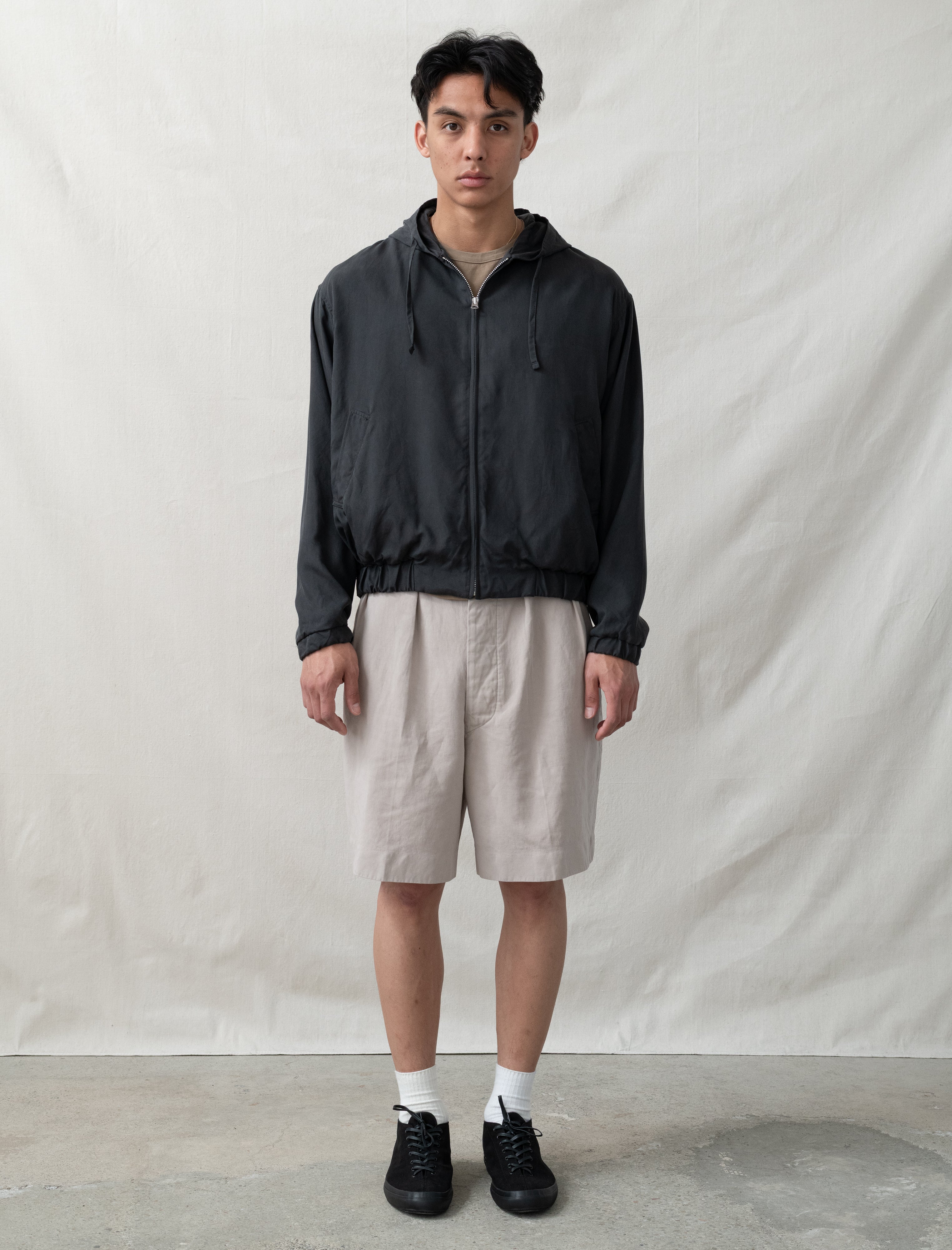 Kaptain Sunshine Cotton Linen Short (Taupe)