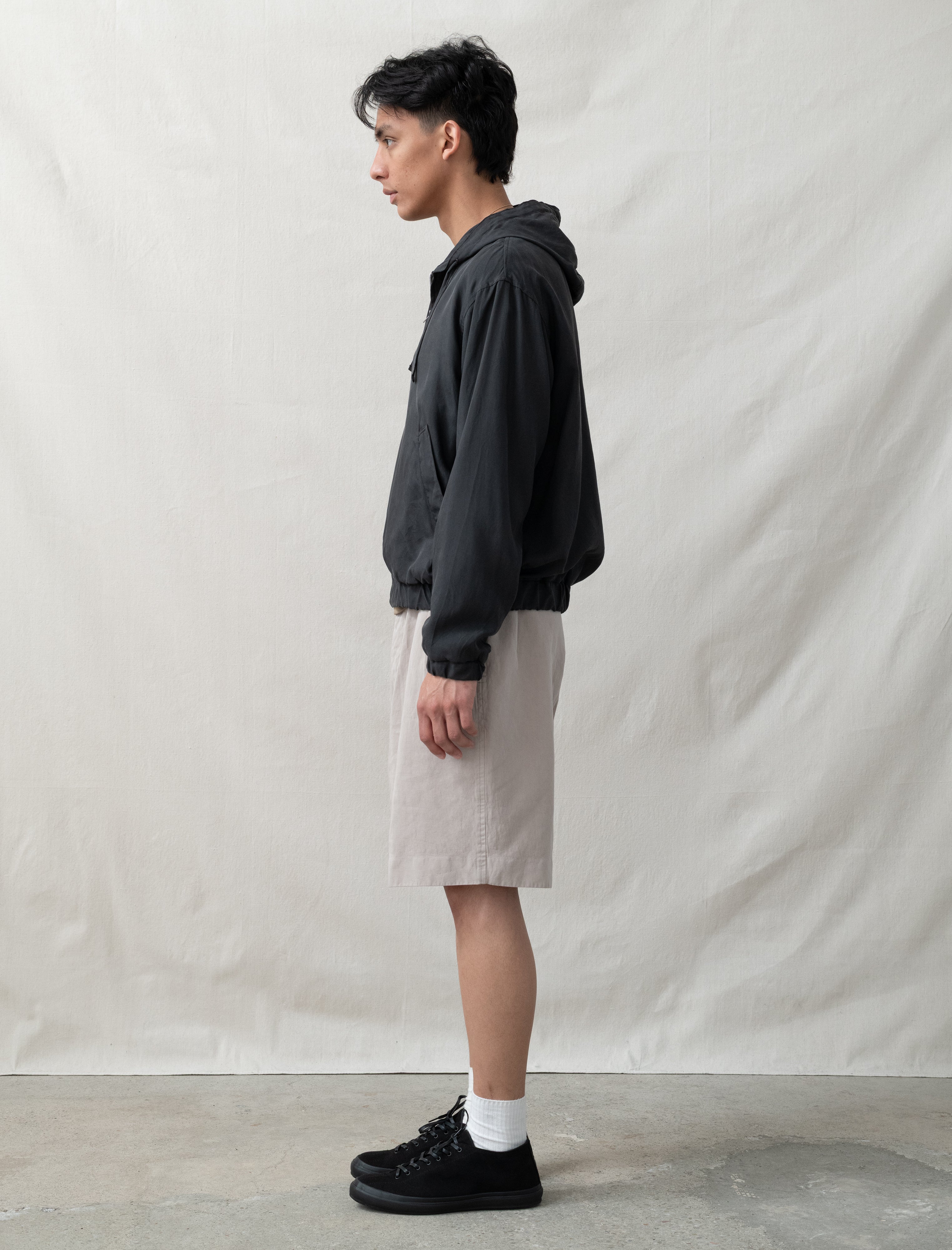 Kaptain Sunshine Cotton Linen Short (Taupe) - Image 2