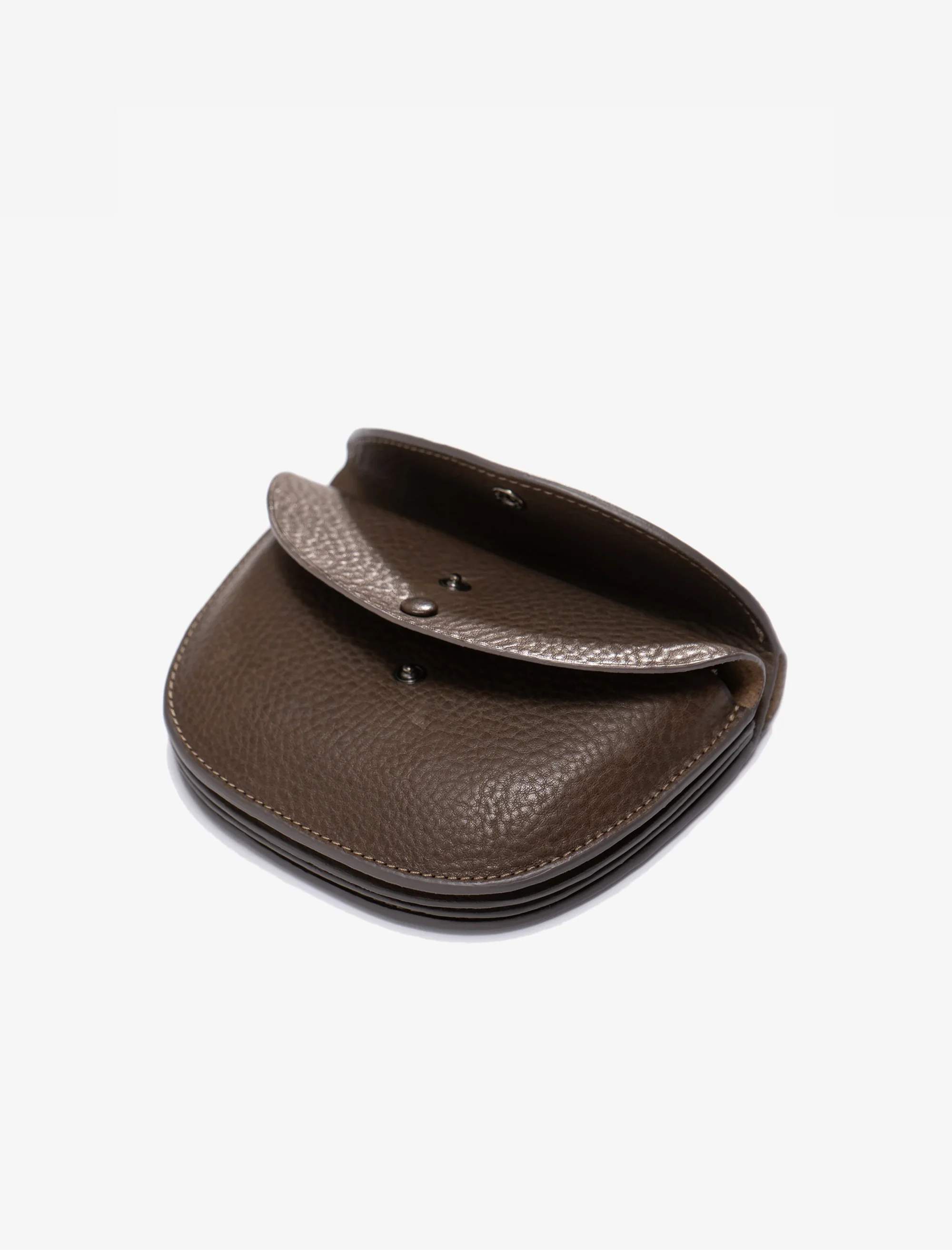 Kaptain Sunshine Leather Pouch (Brown Pebble) - Image 2