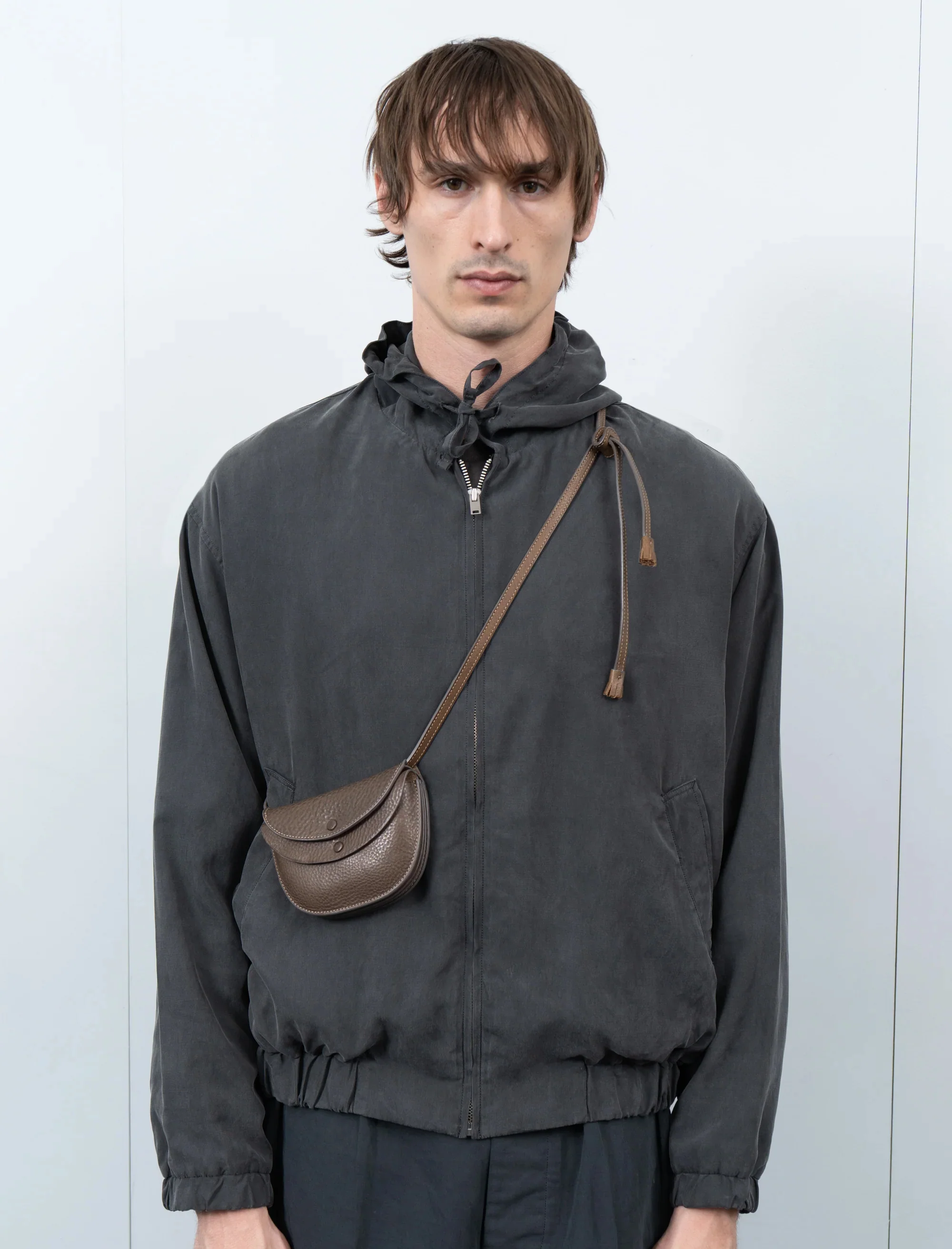 Kaptain Sunshine Leather Pouch (Brown Pebble) - Image 4