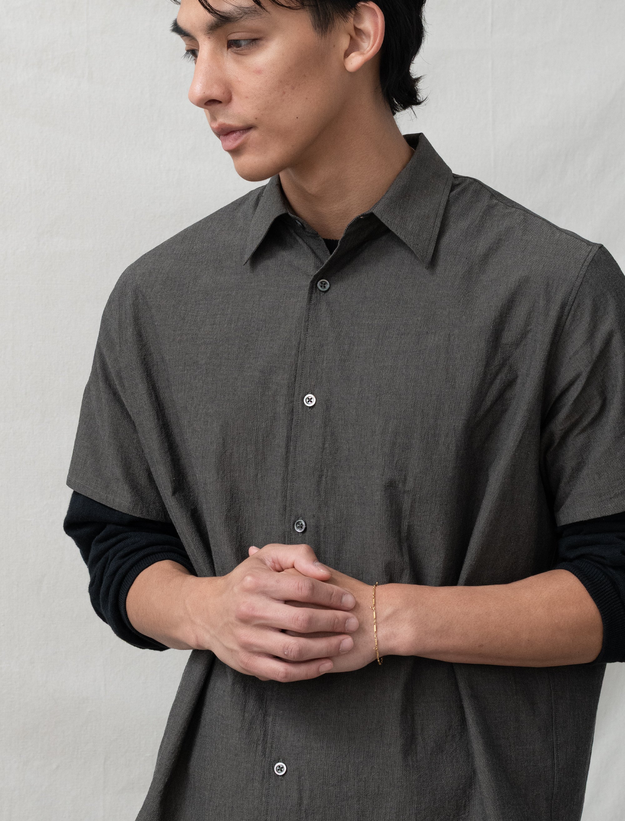 Bows and Arrows Lynn Tumbled Poplin Shirt (Brown Pearl) - Image 3