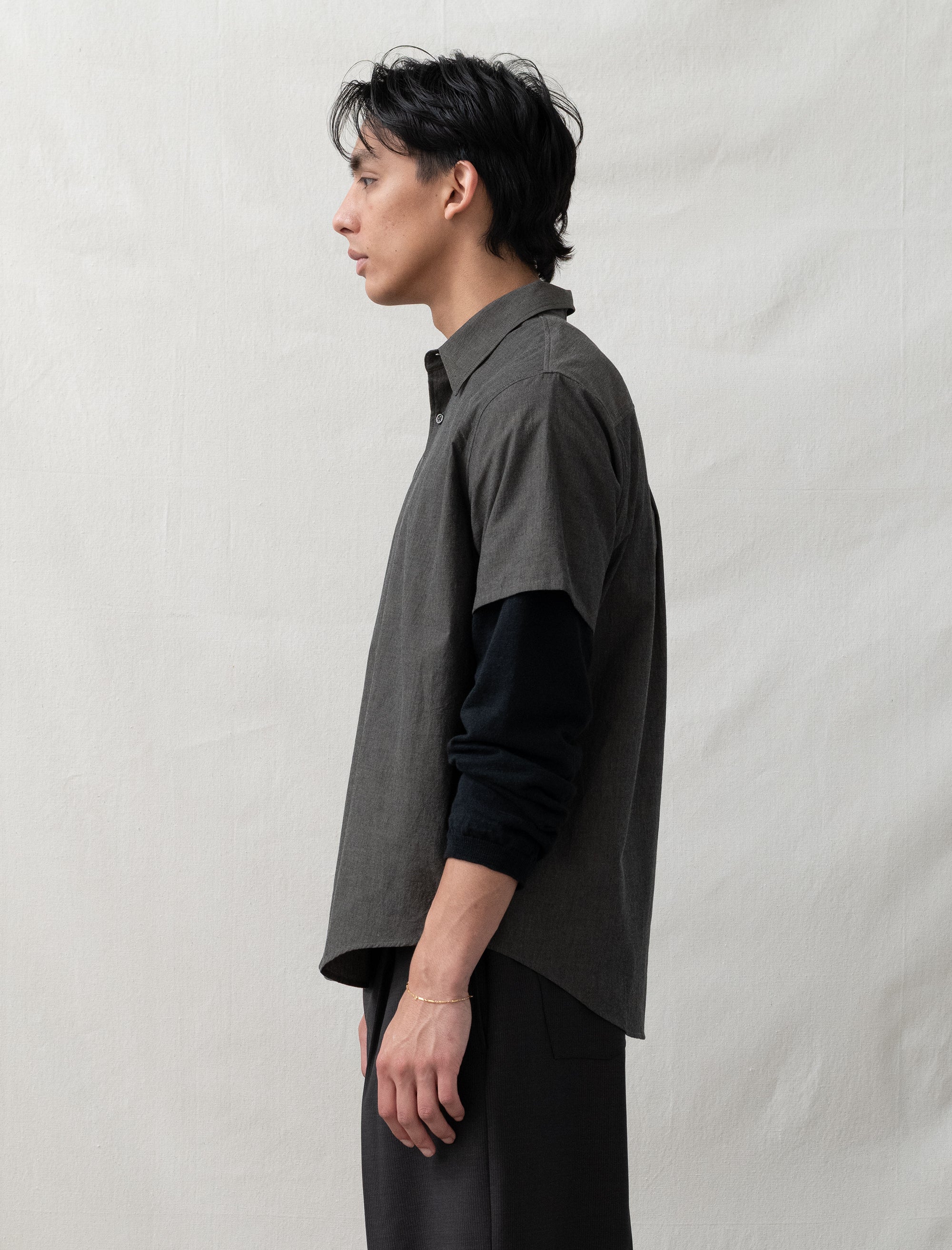 Bows and Arrows Lynn Tumbled Poplin Shirt (Brown Pearl) - Image 4