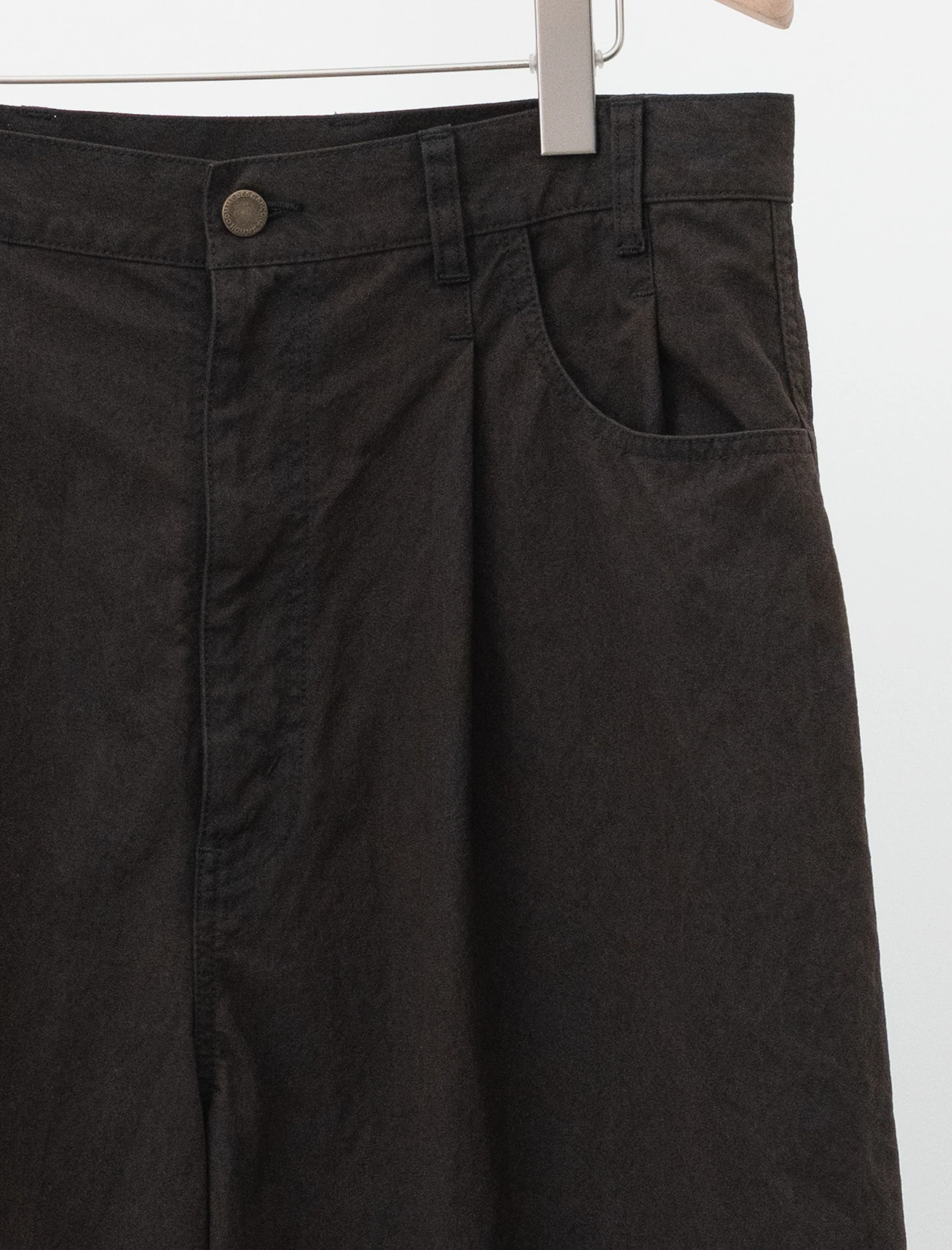 Men's Pleated Pants (Brown) - Image 8