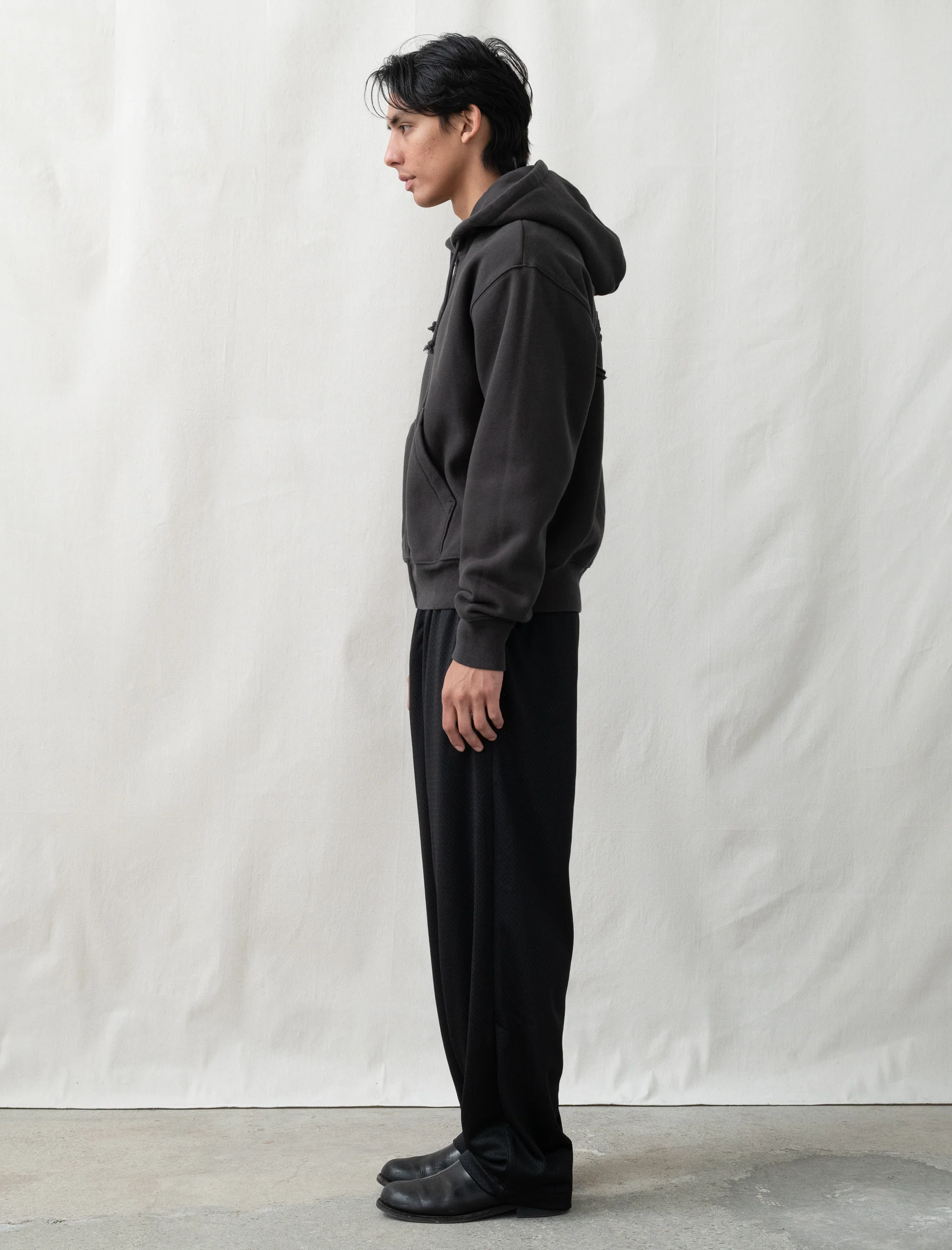 Mesh Track Pant (Black) - Image 2