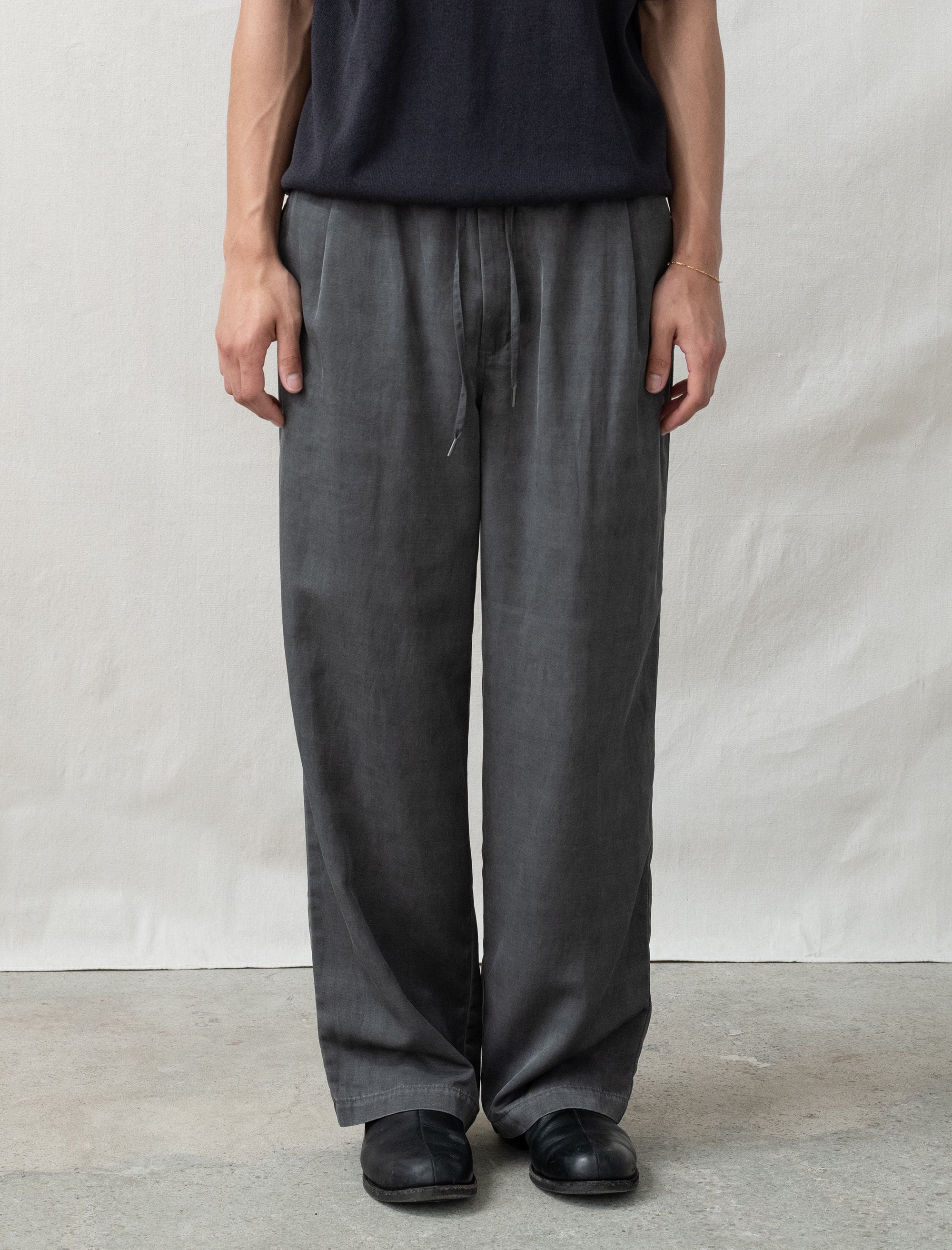 Pigment-Dye Easy Pant (Dusty Grey) - Image 2