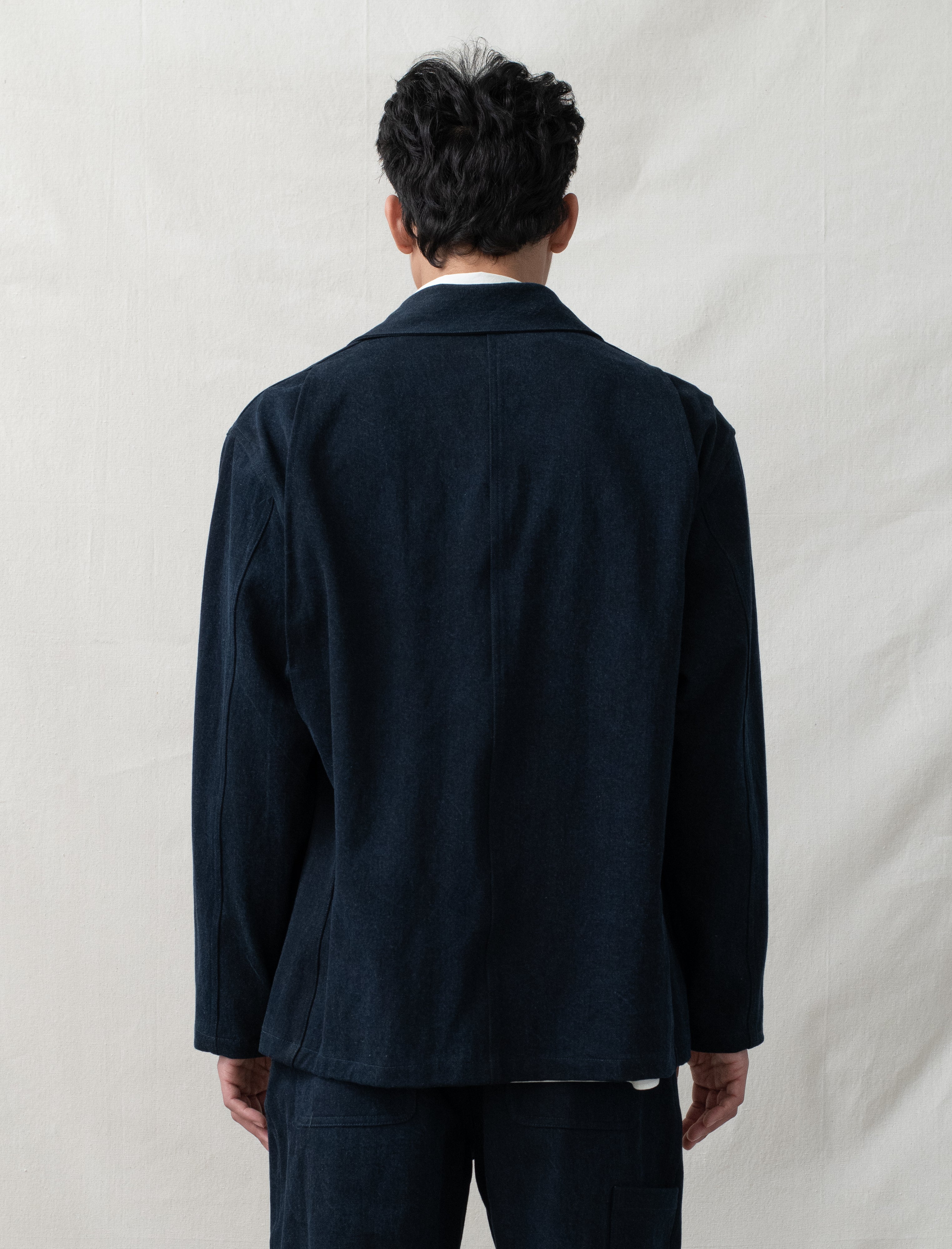 R20J2 Jebok Jacket (Blue Sumi Organic Denim) - Image 3