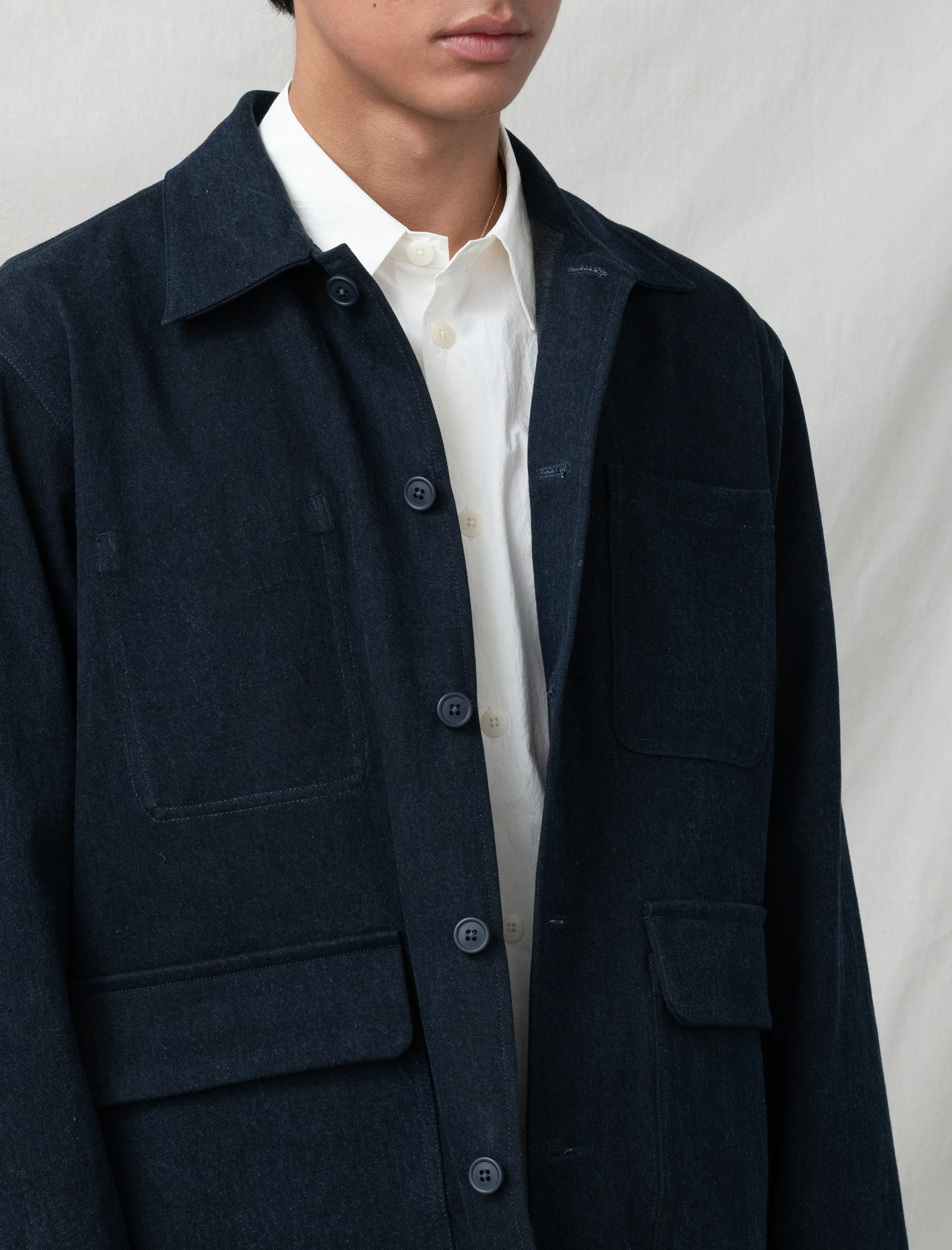 R20J2 Jebok Jacket (Blue Sumi Organic Denim) - Image 4