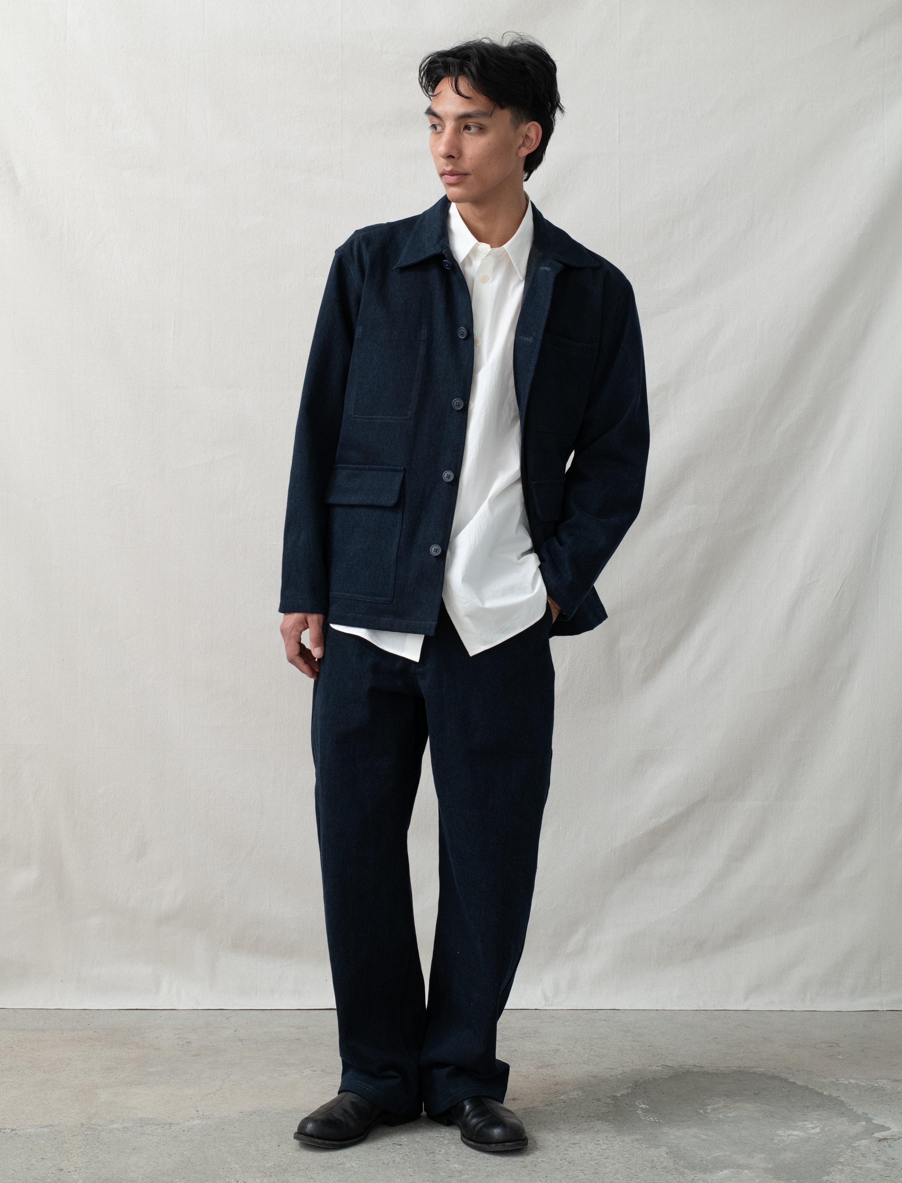 R20J2 Jebok Jacket (Blue Sumi Organic Denim) - Image 5