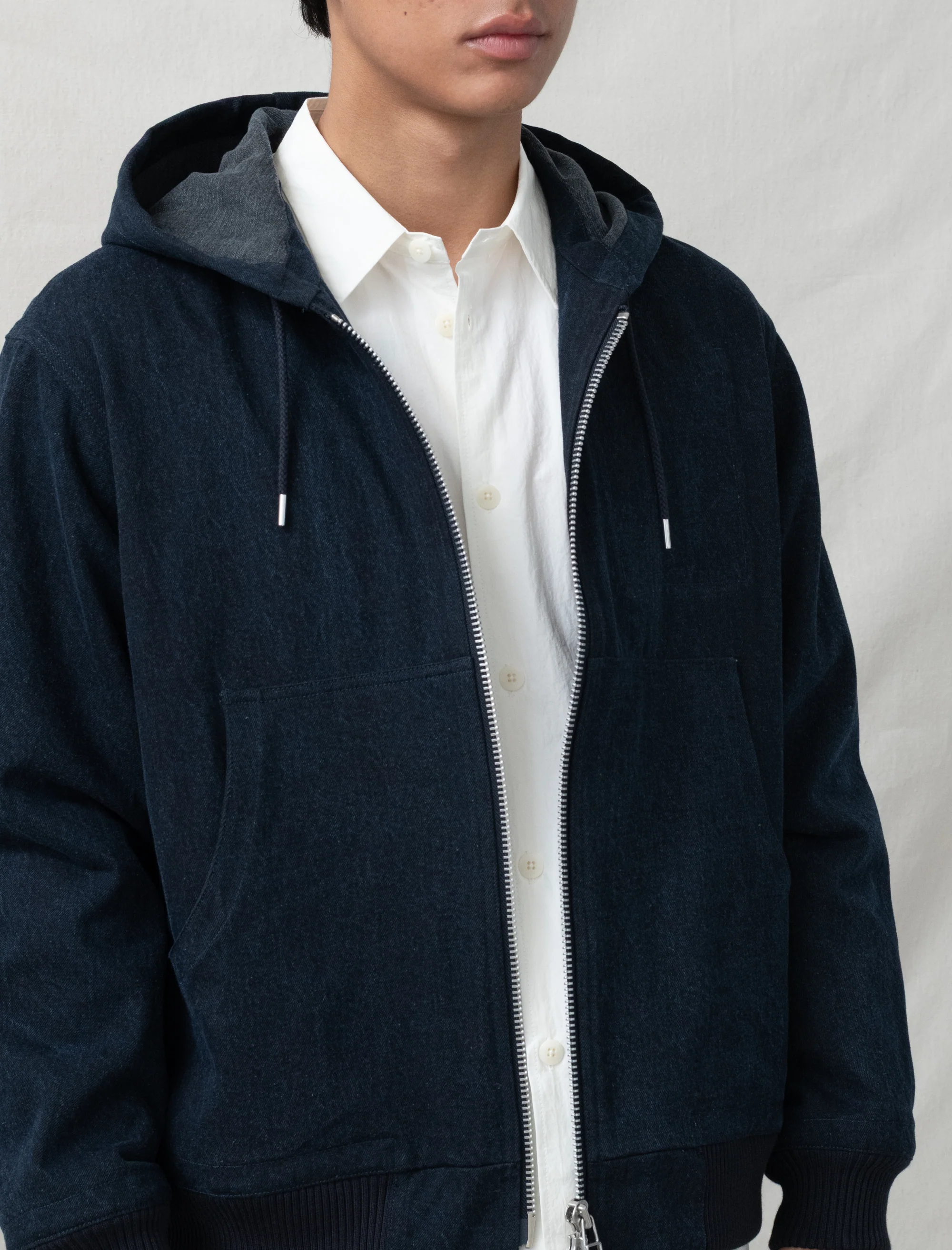 R20J3 Jebok Parka (Blue Sumi Organic Denim) - Image 5