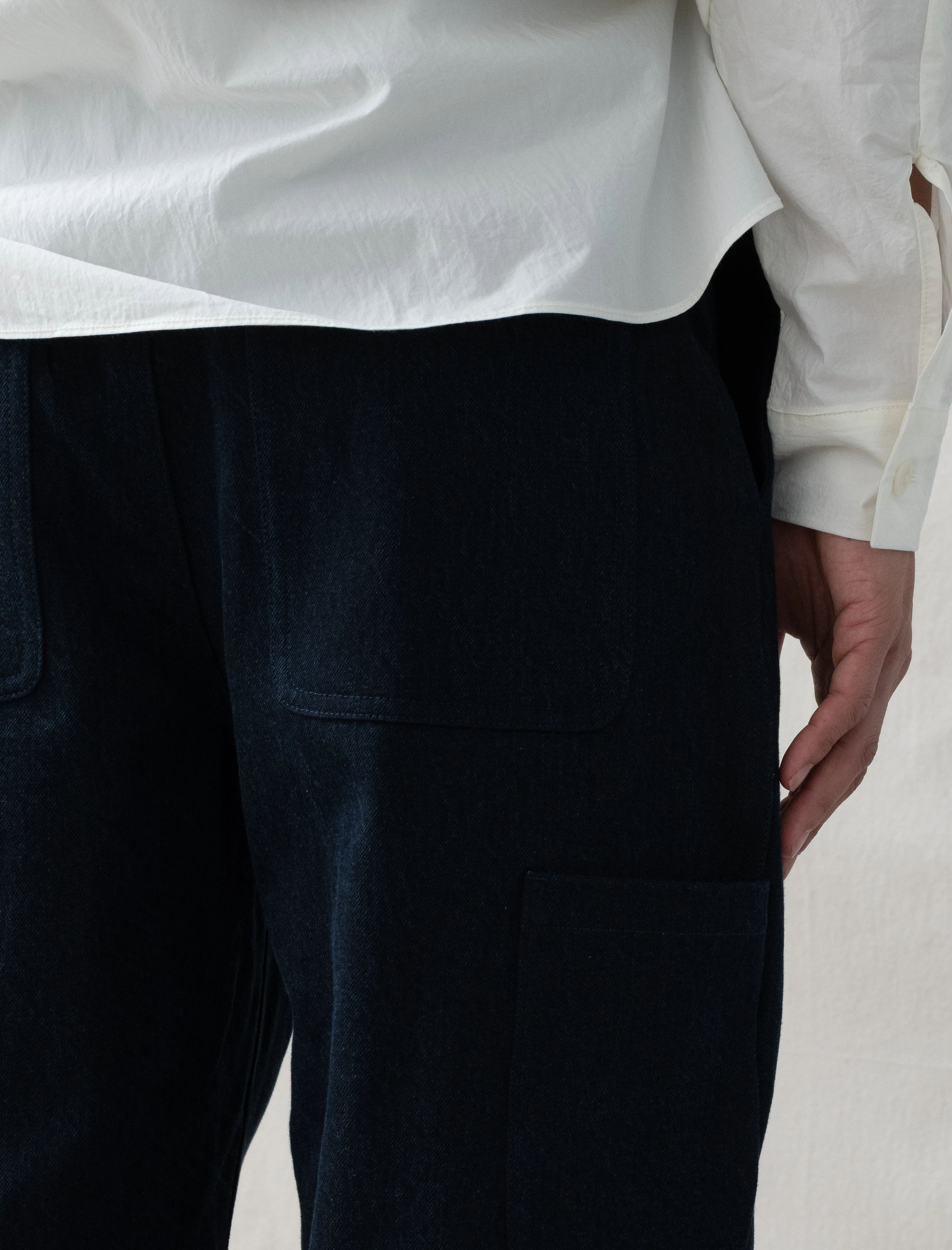 R20J6 Jebok Pants (Blue Sumi Organic Denim) - Image 4