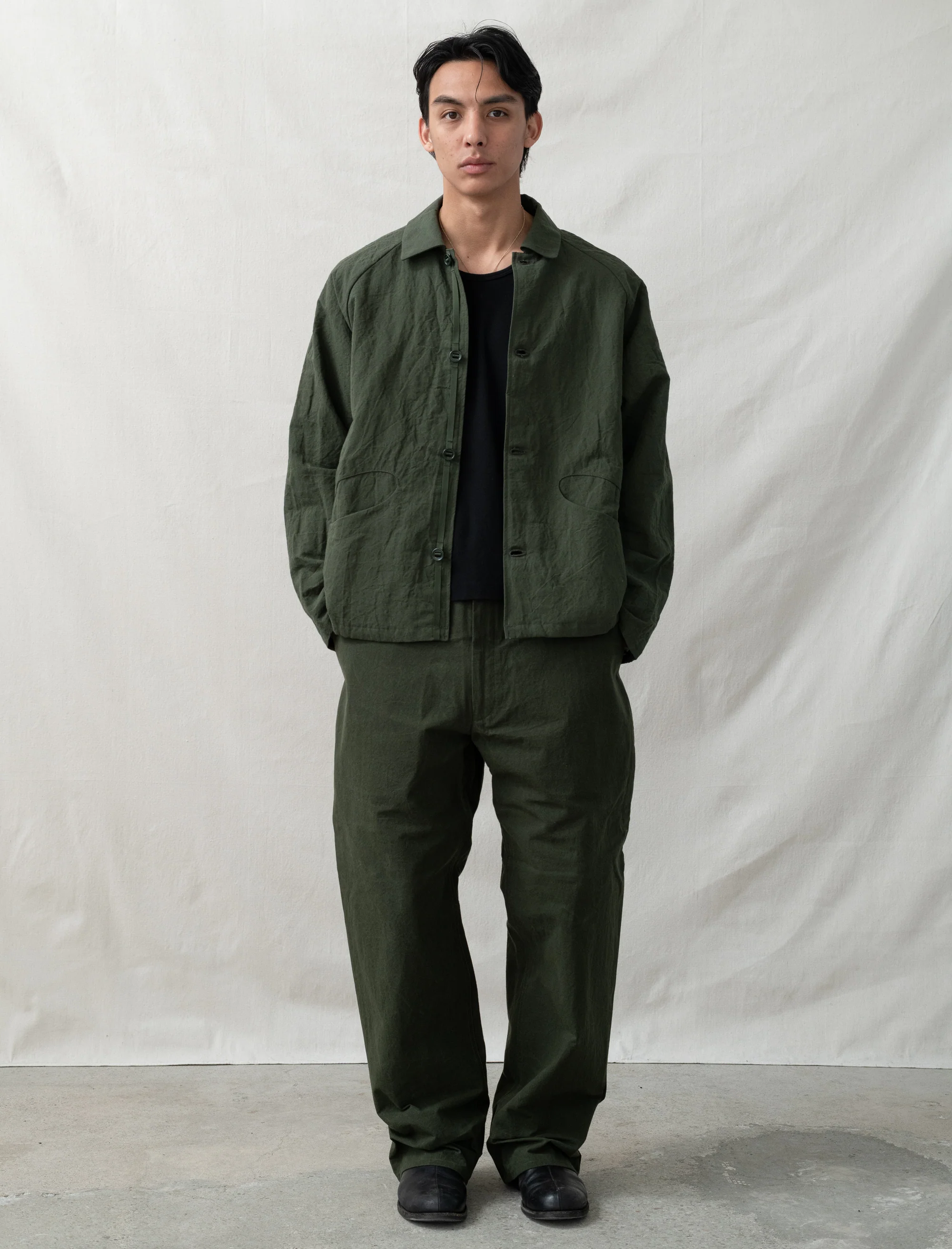 R20P4 Wide Pants (Woodland Wax)