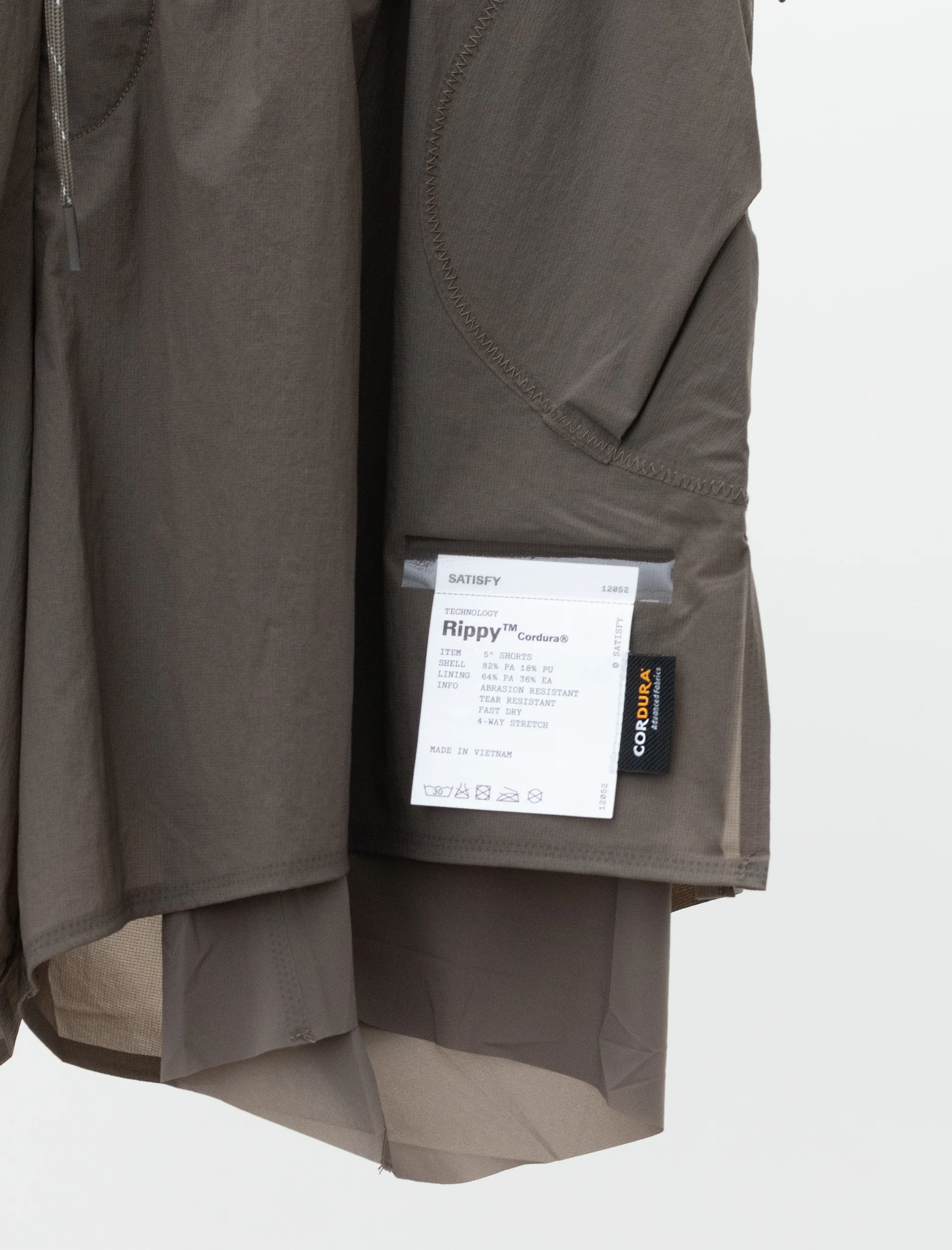Rippy Cordura 5" Trail Shorts (Morel) - Image 3