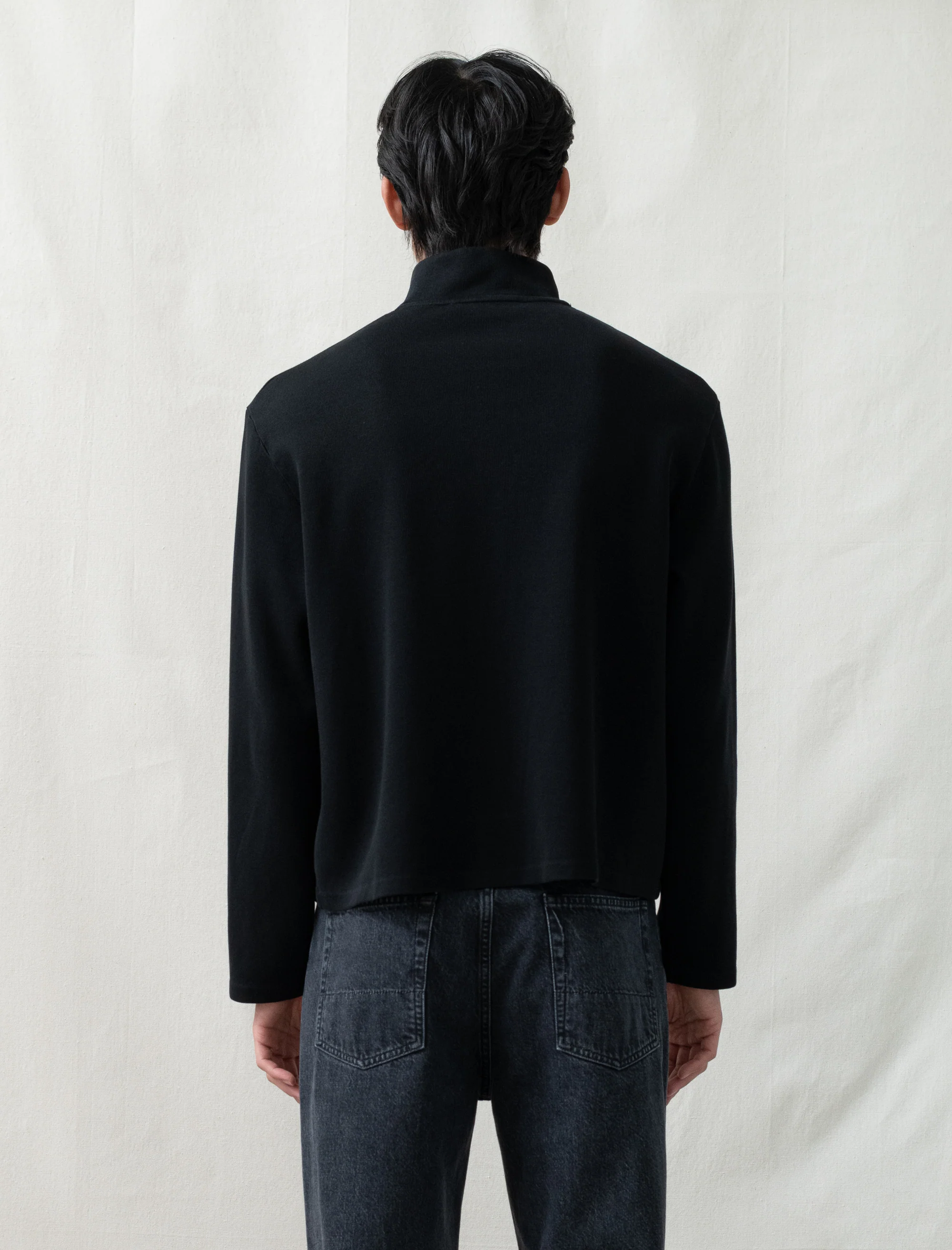 Shrunken Fullzip (Black Athletic Rib) - Image 4