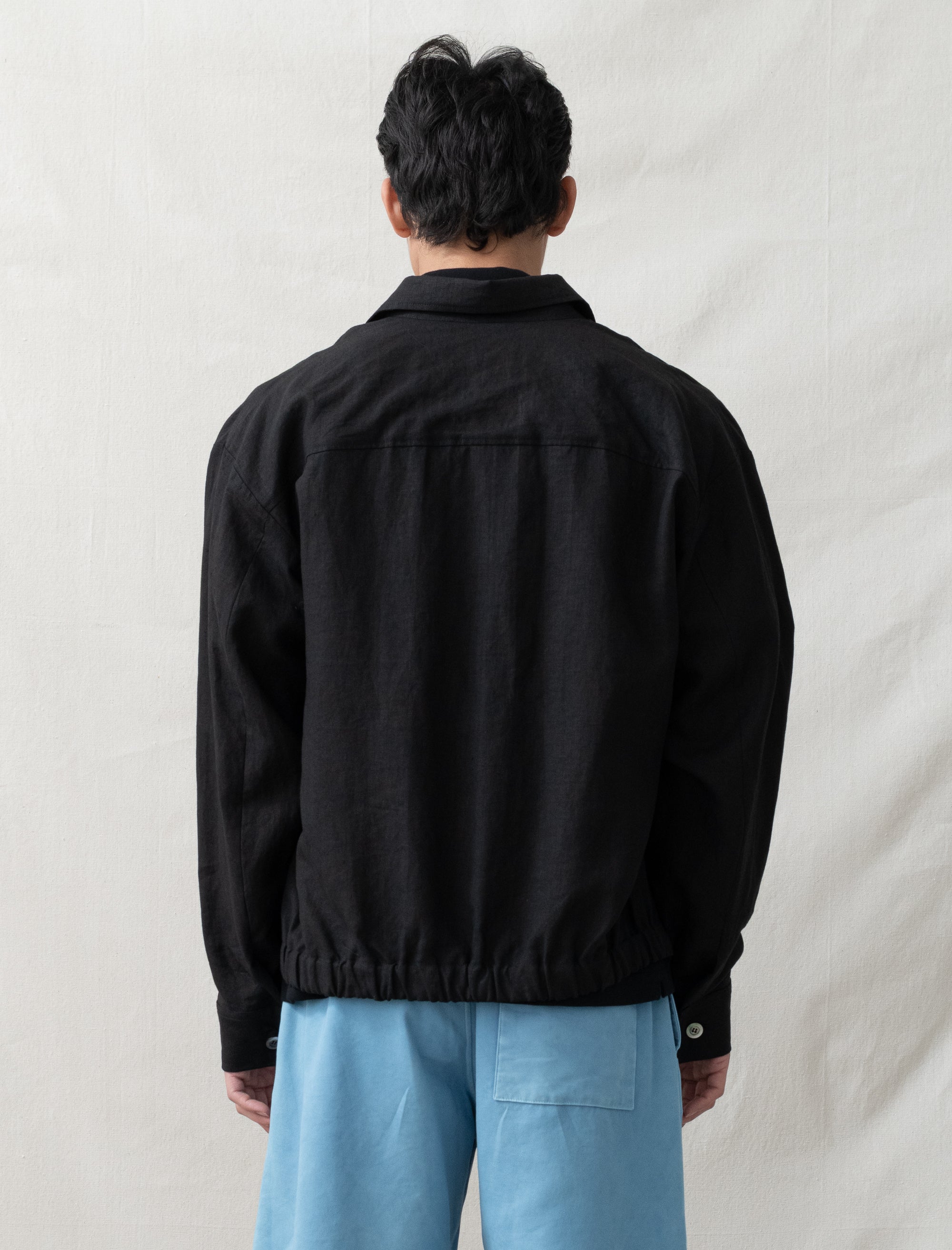 Sigma Shirt High Density Linen (Black) - Image 4