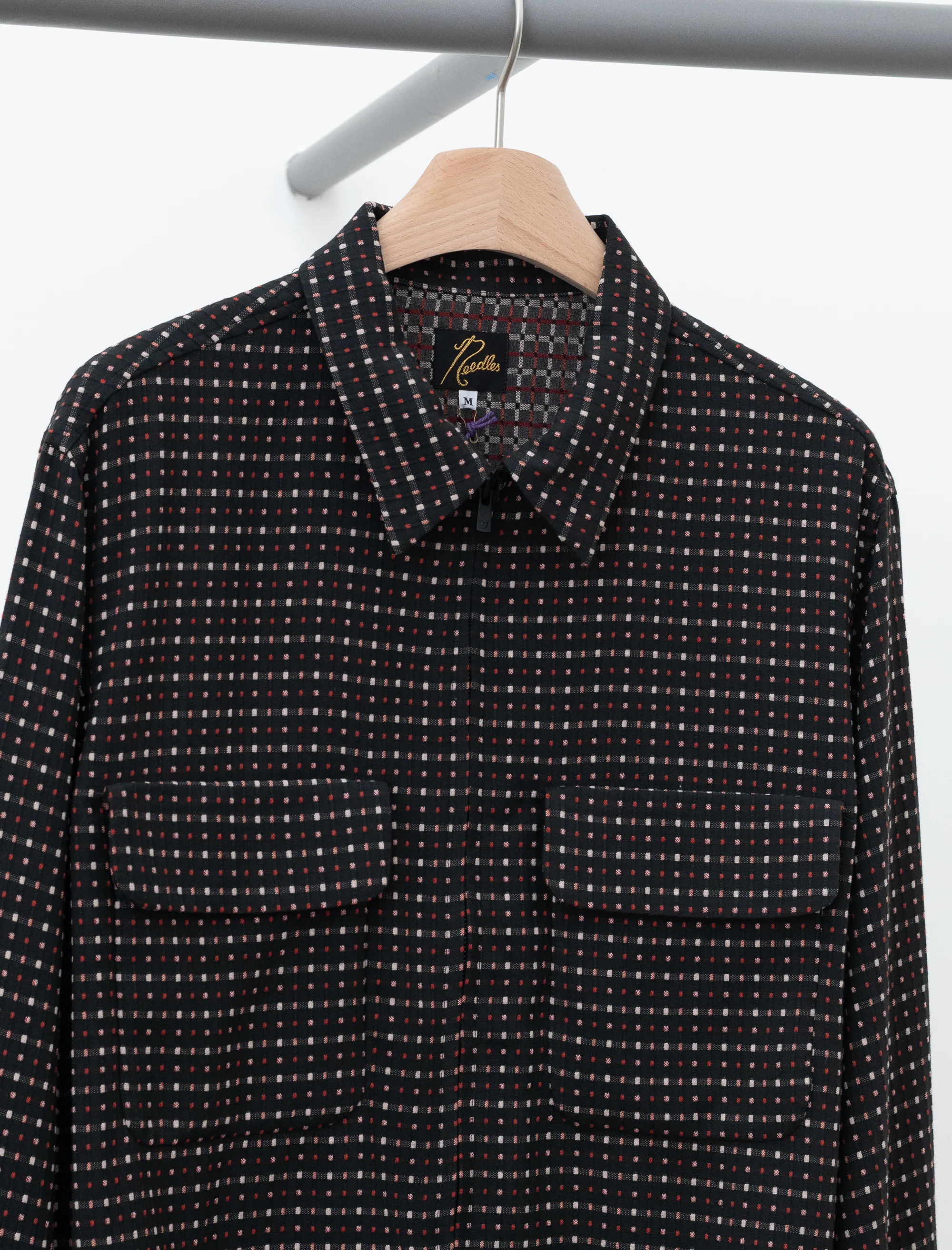 Sports Jacket Dobby Square (Black) - Image 3