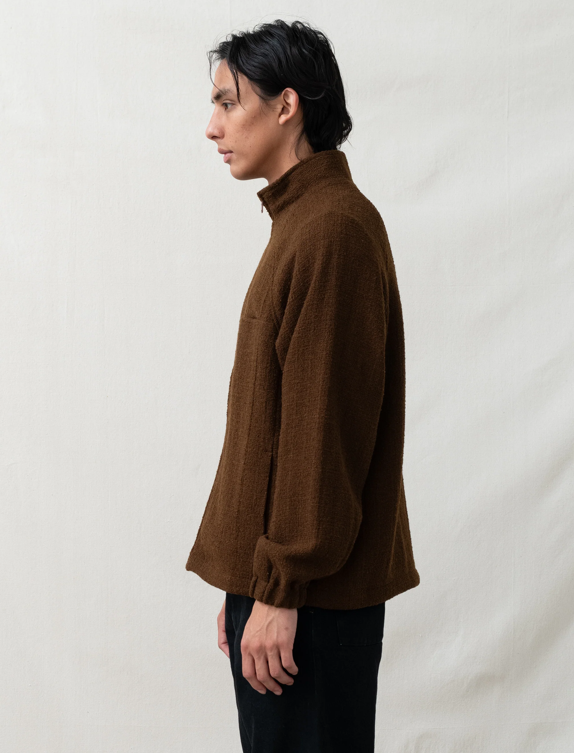 Track Jacket Fantasy Tweed (Tobacco) - Image 3