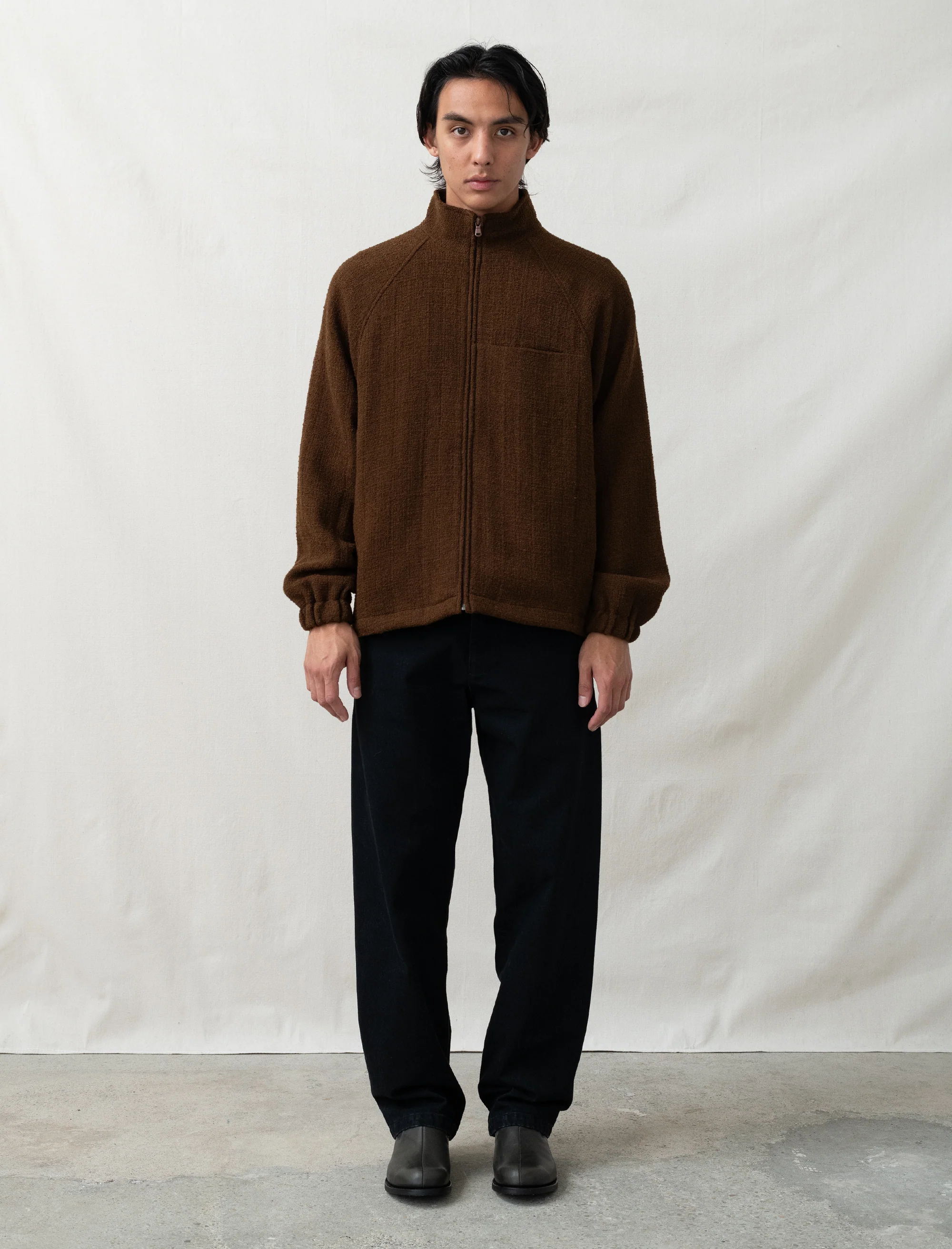 Track Jacket Fantasy Tweed (Tobacco) - Image 5