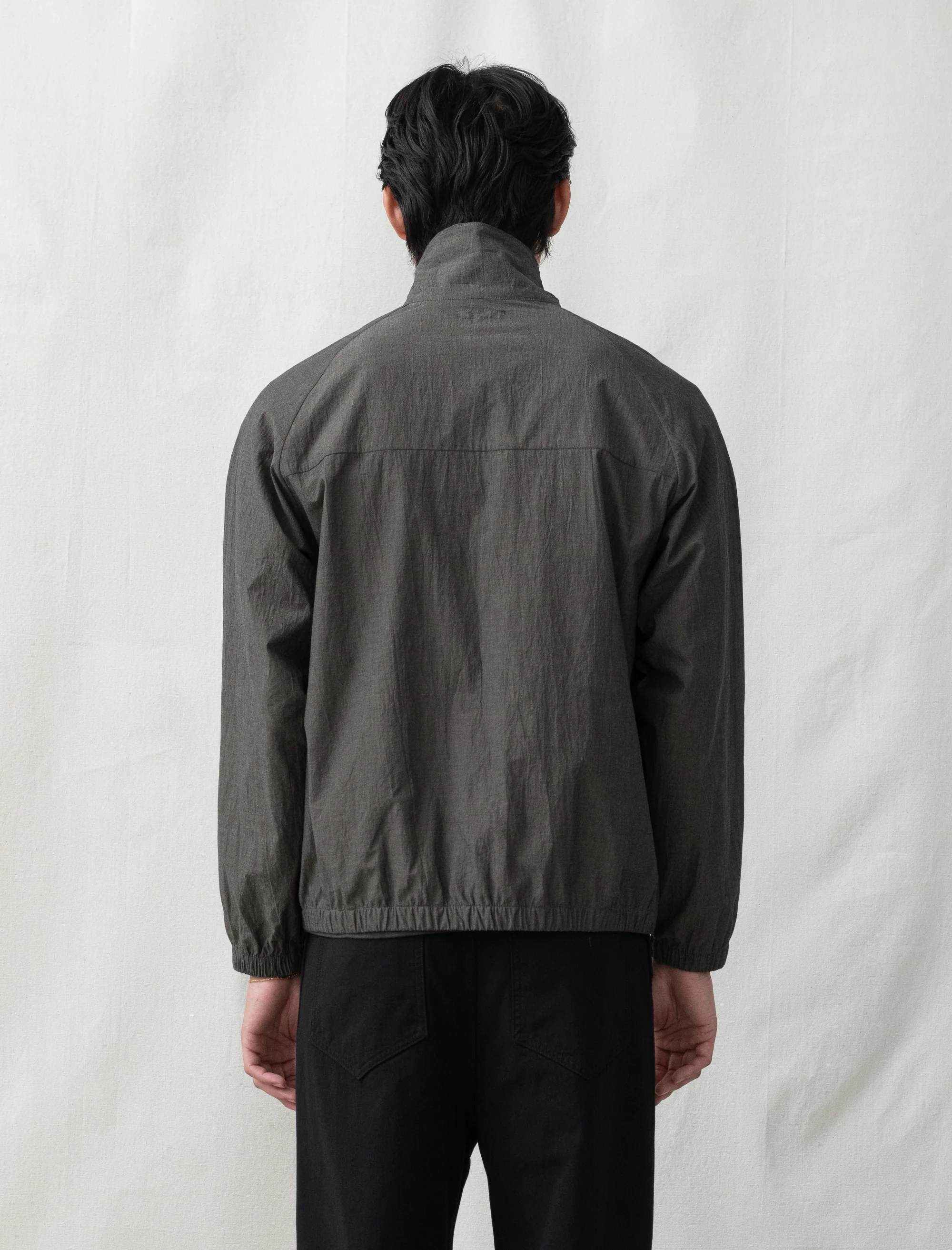 Tumbled Poplin Full Zip (Brown Pearl) - Image 4