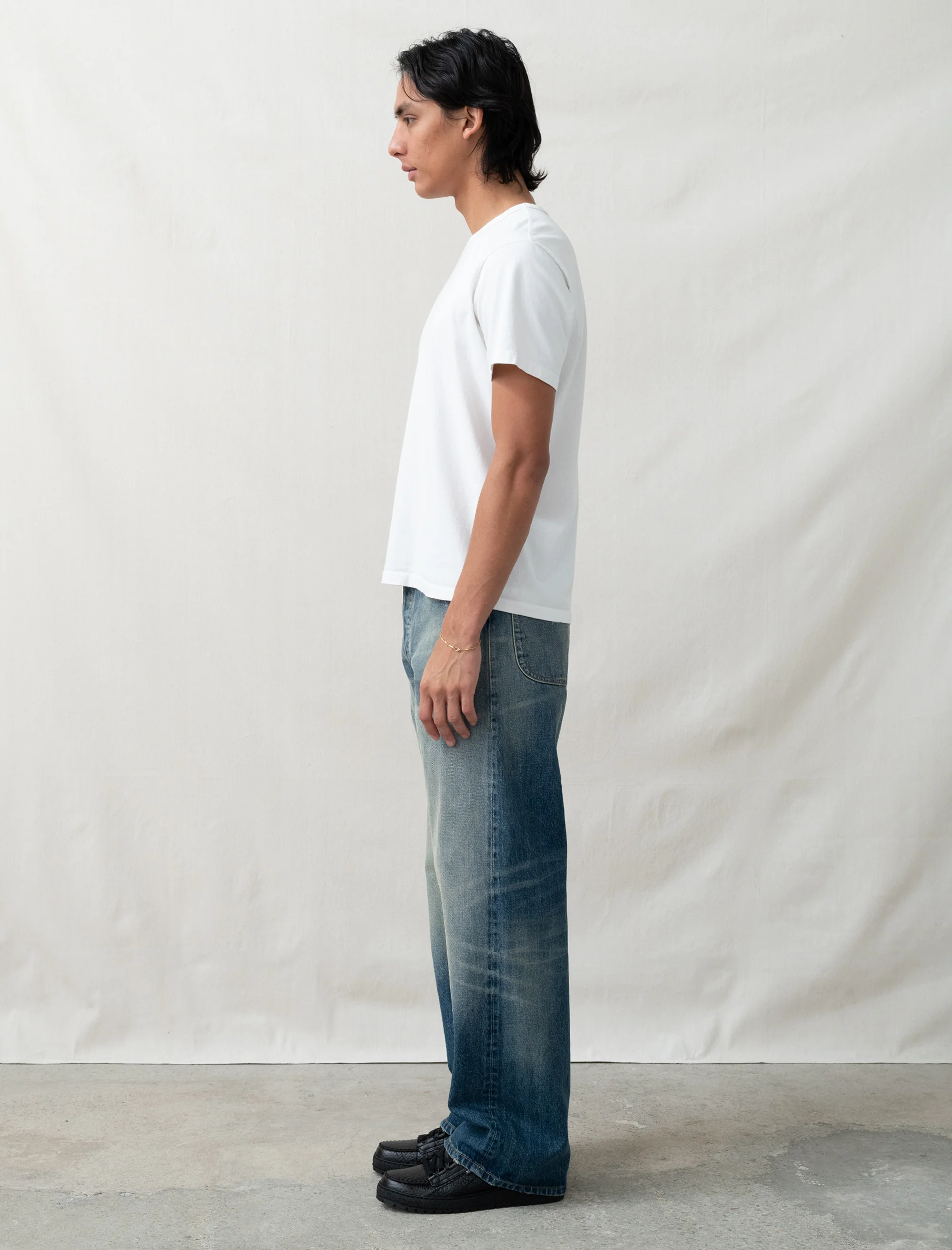 Type 00 Selvedge Denim 15oz (Washed Indigo) - Image 4
